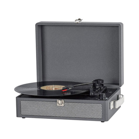 Wholesale Blue Tooth Cassette Gramophone Suitcase Turntable Recorder Case Vinyl Record Player Box With Speakers Portable Handle