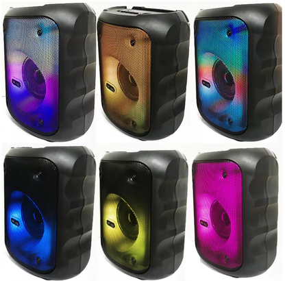 HF-163 jaysonic 2025 New Audio Karaoke Trolley Portable Bluetooth DJ Speaker